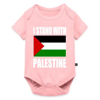 I stand with palestine - Baby Premium short-sleeve bodysuit - rose - Front