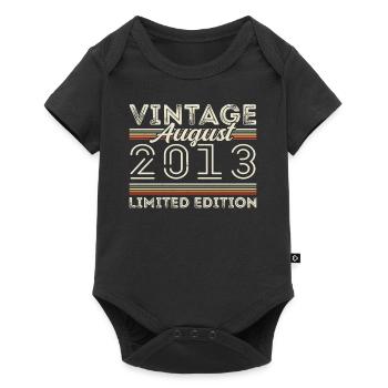 August 2013 Legend since August 2013 Vintage 2013 - Baby Premium short-sleeve bodysuit - black - Front