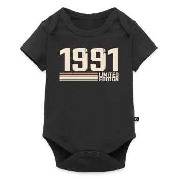1991 Millésime 1991 Anniversaire 1991 Rétro 1991 - Body à manches courtes Premium Bébé - noir - Devant