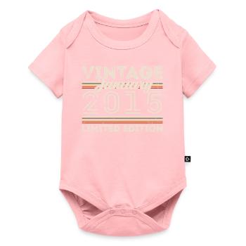 January 2015 Vintage 2015 - Birthday January 2015 - Baby Premium short-sleeve bodysuit - rose - Front