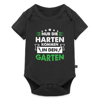 Only the hardest come in the garden gift - Baby Premium short-sleeve bodysuit - black - Front