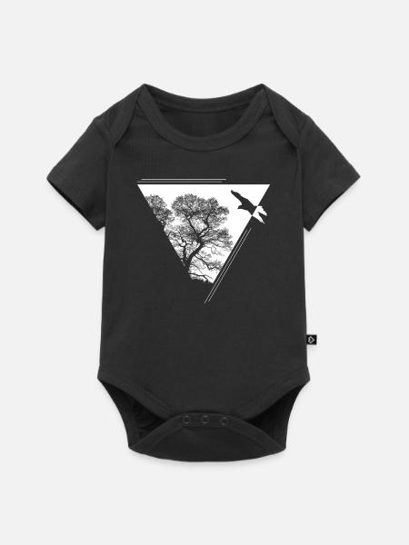 Naturschutz - Baby Premium Kurzarmbody - Schwarz