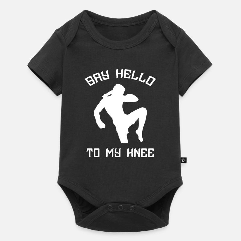 Muay Thai Thai Boxing - Body à manches courtes Premium Bébé - noir