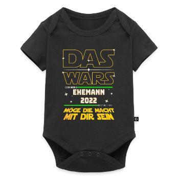 Das Wars Ehemann 2022 JGA Junggeselle Bräutigam - Baby Premium Kurzarmbody - Schwarz - Vorne