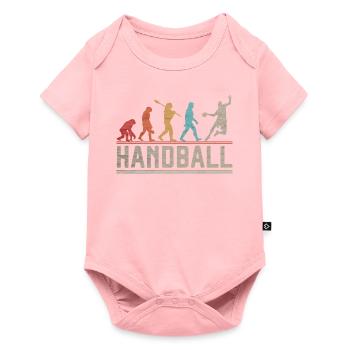 Handball Evolution Handball Player Cadeau - Body à manches courtes Premium Bébé - rose - Devant