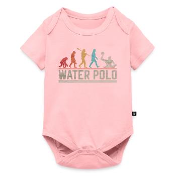 Waterpolo Evolution Water Polo Funny Swimmer - Baby Premium short-sleeve bodysuit - rose - Front