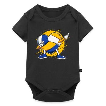 Kids Dabbing Volleyball Player Beach Volleyball - Baby Premium short-sleeve bodysuit - black - Front