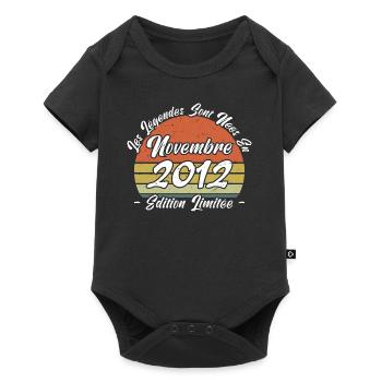 Les légendes sont nées en Novembre 2012 Cadeau. - Body à manches courtes Premium Bébé - noir - Devant