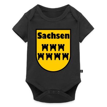 Die Siebenbürger Sachsen - Baby Premium Kurzarmbody - Schwarz - Vorne