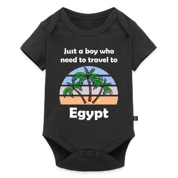 Holidays in Egypt - Baby Premium short-sleeve bodysuit - black - Front