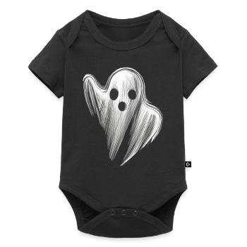 FANTÔME EFFRAYANT STYLISÉ - Body à manches courtes Premium Bébé - noir - Devant