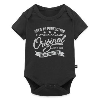 Original 1951 Vintage Retro 1951 Birthday 1951 - Baby Premium short-sleeve bodysuit - black - Front