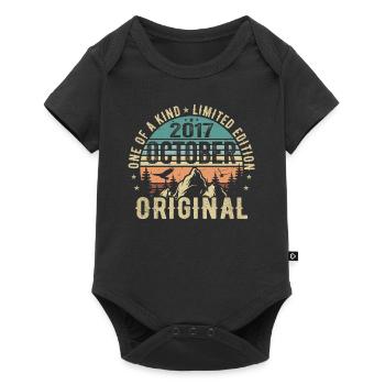 Octobre 2017 Cadeau d’anniversaire - Octobre 2017 - Body à manches courtes Premium Bébé - noir - Devant