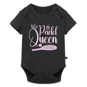 Women Padel Queen Padel Player Tennis Padelist - Baby Premium short-sleeve bodysuit - black - Front
