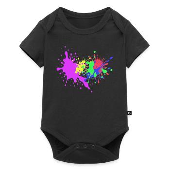 Party Gift Extravagant - Baby Premium short-sleeve bodysuit - black - Front