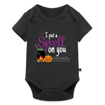 I Put A Spell On You - Halloween Magic Curse - Baby Premium short-sleeve bodysuit - black - Front