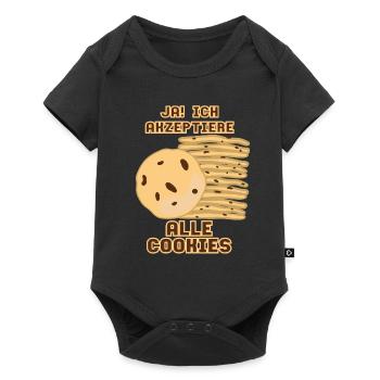 Yes! I accept all cookies - Baby Premium short-sleeve bodysuit - black - Front
