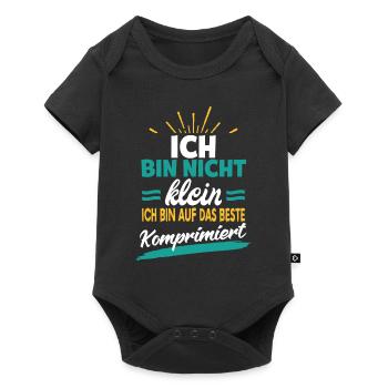 Dis petit - je ne suis pas petit je suis - Body à manches courtes Premium Bébé - noir - Devant
