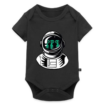 Alien Ufo Grey Et Cadeau D'un Spaceman Extraterrestre - Body à manches courtes Premium Bébé - noir - Devant
