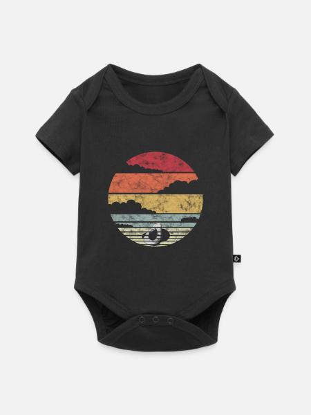 Avocado Butterfrucht - Baby Premium Kurzarmbody - Schwarz