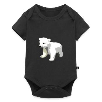 Ours de glace Mammifères marins Sanglier Cadeau animal polaire - Body à manches courtes Premium Bébé - noir - Devant