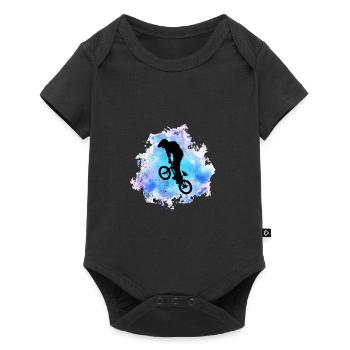 Bmx Bicycle Bikes Cycle Ride Race Game Sports Gift - Baby Premium short-sleeve bodysuit - black - Front
