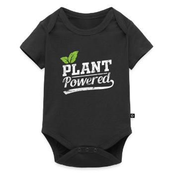 Vegan - Baby Premium short-sleeve bodysuit - black - Front