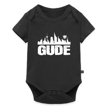 Gude Hesse dialecte de Hesse cadeau de Francfort - Body à manches courtes Premium Bébé - noir - Devant