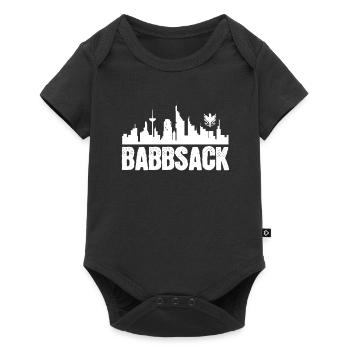 Babbsack Hesse dialecte de Hesse cadeau de Francfort - Body à manches courtes Premium Bébé - noir - Devant