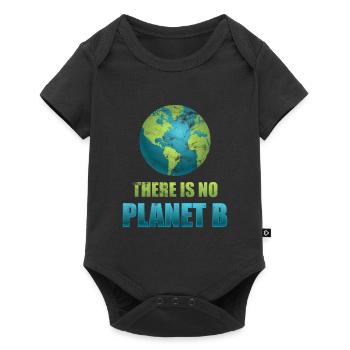 Klimaschutz Natur Umwelt Umweltverschmutzung - Baby Premium Kurzarmbody - Schwarz - Vorne
