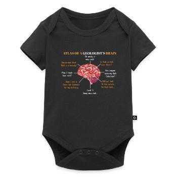 Geology Geology Stones Minerals Mountain Gift - Baby Premium short-sleeve bodysuit - black - Front