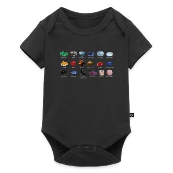 Geology Geology Minerals Gift Stones - Baby Premium short-sleeve bodysuit - black - Front