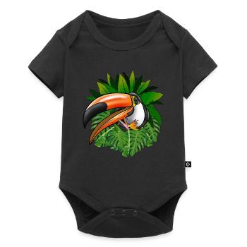Toucan Tucan Tropical Bird Cool Jungle Animal Gift - Baby Premium short-sleeve bodysuit - black - Front