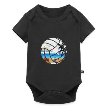 Beach Volleyball Sport Team Game Cool Gift - Baby Premium short-sleeve bodysuit - black - Front