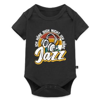Jazz saying jazz fan - Baby Premium short-sleeve bodysuit - black - Front