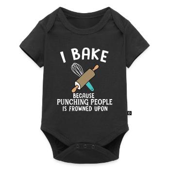 Baker Cool Baking Funny Bread Bake Perfect Gift - Baby Premium short-sleeve bodysuit - black - Front