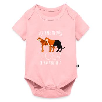 Ich Habe Meinen Tiger Defragmentiet IT - Baby Premium Kurzarmbody - Rosa - Vorne