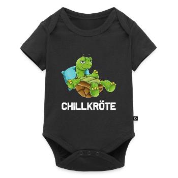 Chill Toad Turtle Chill Turtle Gift - Baby Premium short-sleeve bodysuit - black - Front