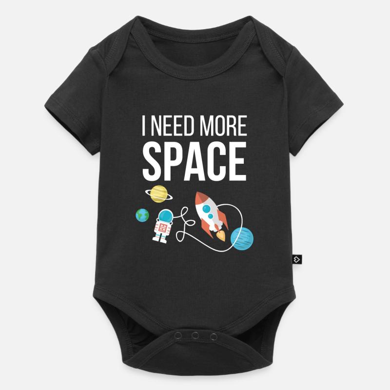 I Need More Space Graphic Space Lover - Baby Premium short-sleeve bodysuit - black