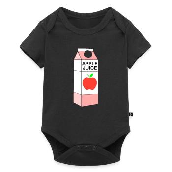 Apple Juice Tetra Pack Box Apples Juice Healthy Vitamin - Baby Premium short-sleeve bodysuit - black - Front