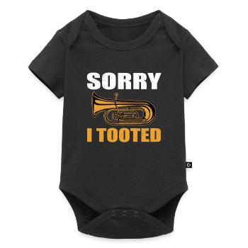 Tuba - Baby Premium Kurzarmbody - Schwarz - Vorne