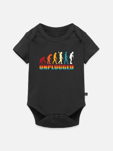 Oboe Evolution - Baby Premium Kurzarmbody - Schwarz