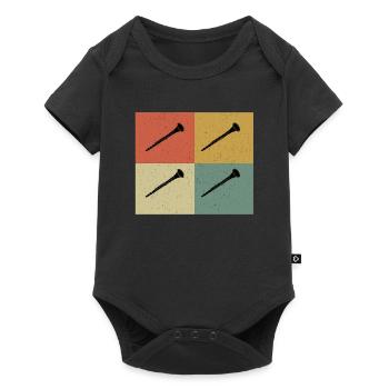 Oboes - Baby Premium short-sleeve bodysuit - black - Front