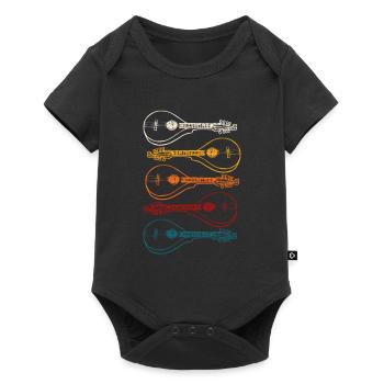 Mandoline - Body à manches courtes Premium Bébé - noir - Devant