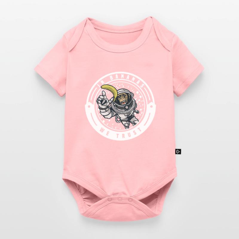 Monkey chimpanzee monkey monkey monkeys banana monkey monkey monkey Baby Premium short-sleeve bodysuit