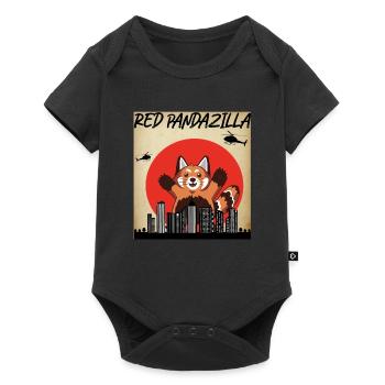 Red Pandazilla cadeau Panda Rouge - Body à manches courtes Premium Bébé - noir - Devant