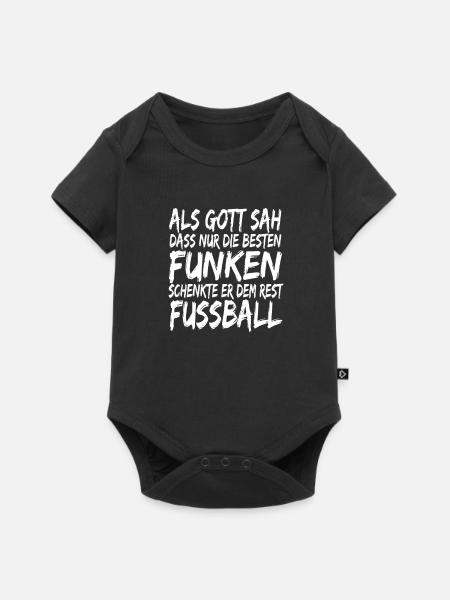 Funken Amateurfunker Lustiger Funker Spruch Gott - Baby Premium Kurzarmbody - Schwarz