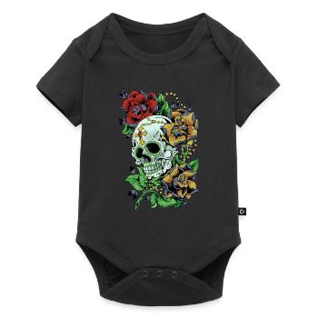 Sugar Skull Day Of The Dead Gift - Baby Premium short-sleeve bodysuit - black - Front