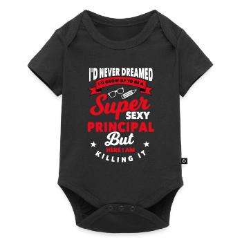 Headmaster Gift - Baby Premium short-sleeve bodysuit - black - Front