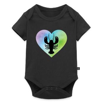 crayfish - Baby Premium short-sleeve bodysuit - black - Front